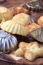 Small tart shells and baking pans