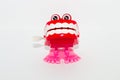 Small Teeth Toy Up Close White Backgroun