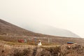 A small temple in the Himalayas mountains