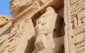 The Small Temple of Nefertari. Abu Simbel, Egypt. Royalty Free Stock Photo