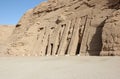 The Small Temple of Nefertari. Abu Simbel, Egypt. Royalty Free Stock Photo