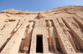 The Small Temple of Nefertari. Abu Simbel, Egypt. Royalty Free Stock Photo