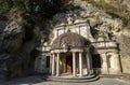 The small temple of Sant`Emidio alle Grotte is one of the most important monuments of Ascoli Piceno and represents a valuable Royalty Free Stock Photo