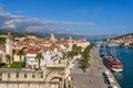 The small 15th-century fortified Kamerlengo Castle offers magical views of the city and harbour. Trogir, Croatia, Europe