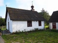 Small tiny Russian Orthodox Church on Baagoe BÃÂ¥gÃÂ¸ Island Funen Fyn Denmark