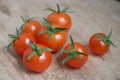 Small red cherry tomatoes