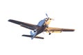 Small tourist plane isolated Royalty Free Stock Photo
