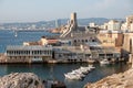 Small touristic harbor of Marseille, Provence, France