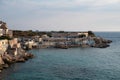 Small touristic harbor of Marseille, Provence, France