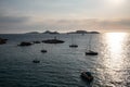 Small touristic harbor of Marseille, Provence, France