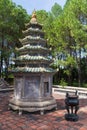 Small tower near Thien Mu Pagoda in Hue, Vietnam