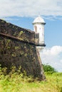 Small tower at St. Joseph fortress in Macapa, Braz Royalty Free Stock Photo