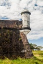 Small tower at St. Joseph fortress in Macapa, Braz Royalty Free Stock Photo
