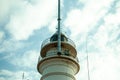Small maritime lighthouse surveillance dome