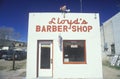 A small-town barbershop, Lyons, CO