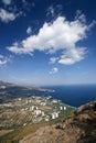 Small town on the Black Sea coast, Crimea, Ukraine Royalty Free Stock Photo