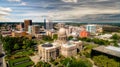 Small town of Boise Idaho skyline with the state capital Royalty Free Stock Photo