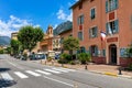 Small town of Breil Sur Roya in French Alps. Royalty Free Stock Photo