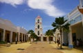 Colonial tower in a little island in Cuba
