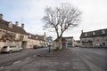 The small town centre of Northleach, Gloucestershire in England Royalty Free Stock Photo