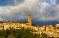 Sunrise over the Venetian town of Belluno, Italy Royalty Free Stock Photo