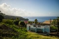 Small town on Dominica, carribean sea Royalty Free Stock Photo