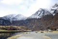 Small Town in the Fjords at Flam, Norway Royalty Free Stock Photo