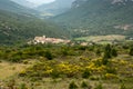 Small town In the French Pyrenees Royalty Free Stock Photo
