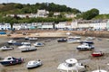 The small town of Gorey on Jersey, UK