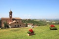 Small town of Grinzane Cavour, Italy. Royalty Free Stock Photo