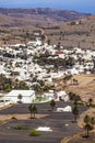 Small town of Haria in Lanzarote