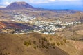 Small town of Haria in Lanzarote