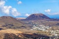 Small town of Haria in Lanzarote