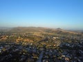 Small Town Hillside Royalty Free Stock Photo