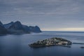 Small town of Husoy, Senja Norway Royalty Free Stock Photo