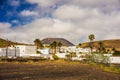 Small town La Haria. Lanzarote. Canary Islands. Spain