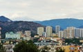 Small town Mahmutlar in Turkey near Alanya