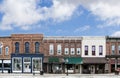 Small Town Main Street Royalty Free Stock Photo