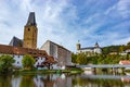 Small town and medieval castle Rozmberk nad Vltavou, Czech Republic Royalty Free Stock Photo