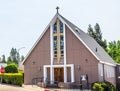 Small Town Modern Church Building Royalty Free Stock Photo