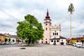 Small town Podolinec in Slovakia Royalty Free Stock Photo