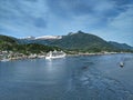 Small town port in ketchikan alaska