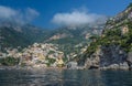 Small town of Positano, Amalfi Coast, Campania, Italy Royalty Free Stock Photo