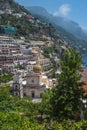 Small town of Positano, Amalfi Coast, Campania, Italy Royalty Free Stock Photo