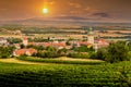 Small town Retz in the region Weinviertel, Austria Royalty Free Stock Photo