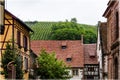 Small town Riquewihr in Alsace, France Royalty Free Stock Photo