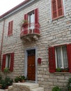 Traditional Stone City House at Sardinia, Italy