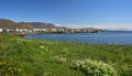 The small town SkagastrÃÂ¶nd in Iceland. Peninsula Skagi.