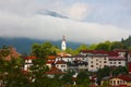 Small town Tolmin in the Alps Royalty Free Stock Photo