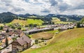 The small town of Trubschachen in Emmental, Canton Berne